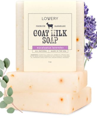 Lovery - 3-Pc. Goat Milk Soap Bars Set