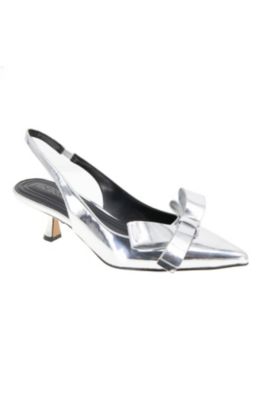 BCBGeneration - Women's Kasti Slingback Kitten-Heel Bow Pumps