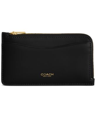COACH - Essential New York Zip Leather Card Case