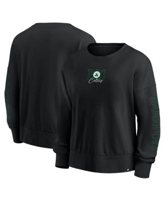 Fanatics - Black Boston Celtics Oversized Game Day Pullover Sweatshirt