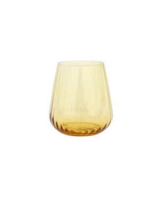 Francesca Amber Double Old Fashioned Glass image