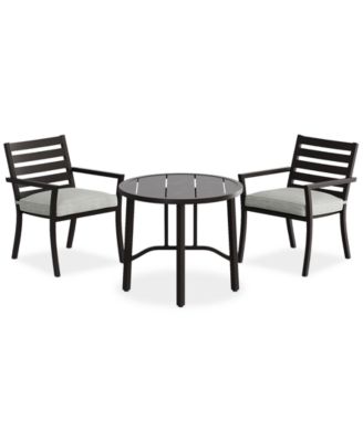 Agio - Astaire 3pc Bistro Dining Set (32" Round Table + 2 Chairs)