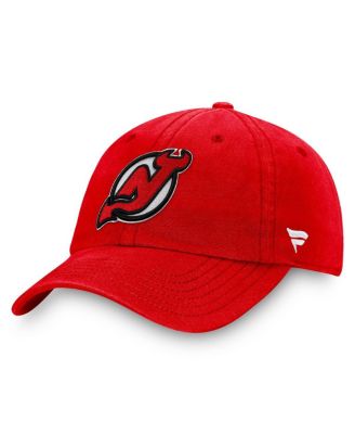 Fanatics - Men's Red New Jersey Devils Core Primary Logo Adjustable Hat