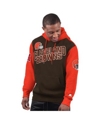 Starter - Men's Brown Cleveland Browns Extreme Pullover Hoodie