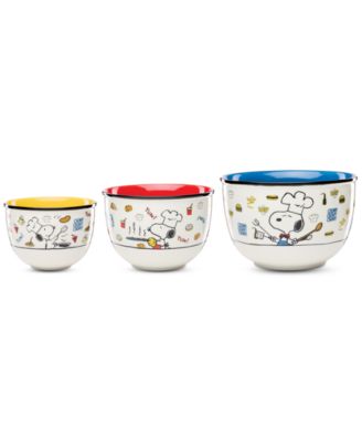 Chef Snoopy Bowls, Set of 3 image