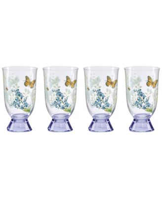 Butterfly Meadow Herbs Tall Tumblers, Set of 4 image