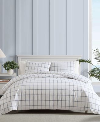 Nautica - Plot Cotton Percale 2-Pc. Duvet Cover Set, Twin