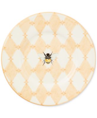 MacKenzie-Childs - Queen Bee Stoneware Salad Plate