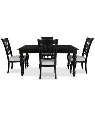 Macy's - Daria 5 Pc. Dining Set (Rectangular Table & 4 Side Chairs)