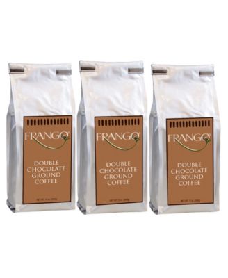 Frango Chocolates - 3 Pack Double Chocolate 12 oz Ground Coffee