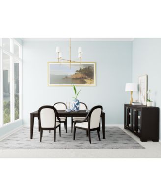Furniture - Mazen 5-Pc. Dining Set (Table & 4 Arm Chairs)