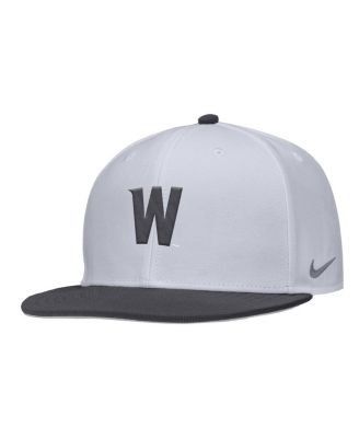 Nike - Men's  White Washington State Cougars On-Field Baseball Performance Fitted Hat