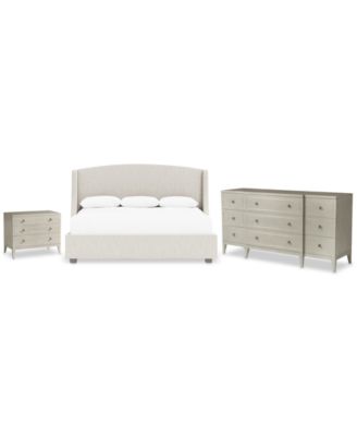 Bernhardt - Cornelia 3-Pc. King Set (Bed, Dresser & 36" Nightstand)
