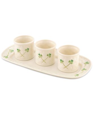 Shamrock Dip Bowls, 4 Pieces image