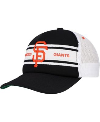 Mitchell & Ness - Men's Black San Francisco Giants Sideline Trucker Adjustable Hat