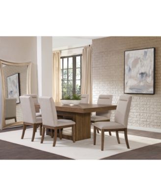 Furniture - Baleigh 7-Pc. Dining Set (Table & 6 Side Chairs)