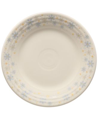 Linen Snowflakes Classic Rim Luncheon Plate, Exclusively at Macy's image