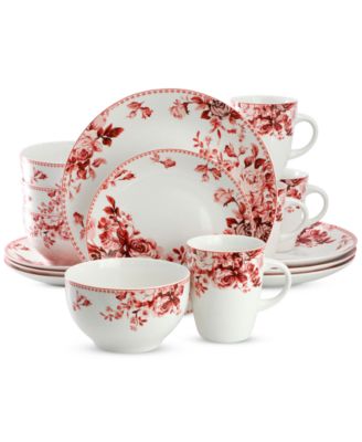 Elama - Amor 16-Pc. Dinnerware Set, Service for 4