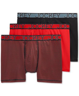 Jockey - Men's 3pk. Logo Boxer Briefs