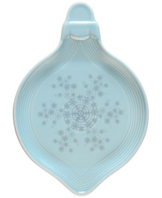 Sky Snowflakes Ornament Shaped Plate, Exclusively at Macy's image