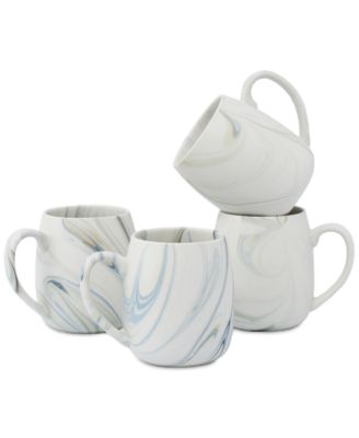Lorren Home Trends - Marble Pattern Mugs, Set of 4