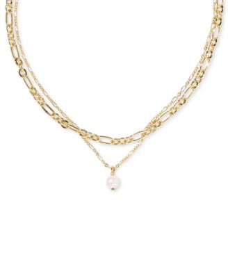 Kendra Scott - Ashton Gold-Tone Multi Strand Necklace, 16" + 3" extender