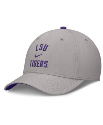 Nike - Men's Gray LSU Tigers Rise Prep Performance Flex Hat
