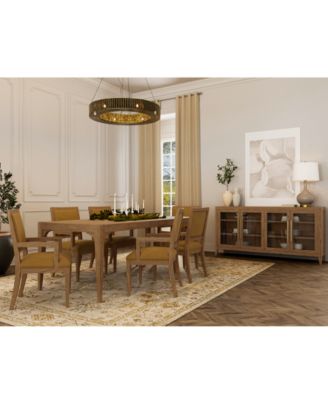 Everleigh Dining 7-Pc. Set (Table & 6 Upholstered Back Arm Chair) image