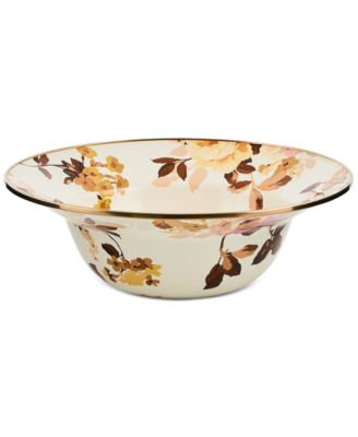Wild Rose White Serving Bowl image