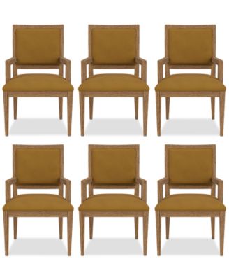 Furniture - Everleigh 6 Pc. Upholstered Back Arm Chair