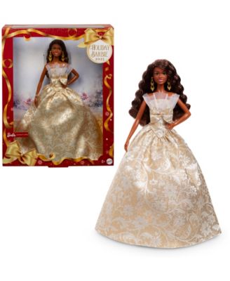 2025 Holiday BARBIE Doll Black Hair image