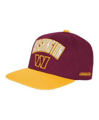 Outerstuff - Big Boys and Girls Burgundy Washington Commanders Essentials Adjustable Hat