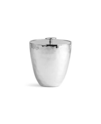 Reflective Ice Bucket with Tongs image