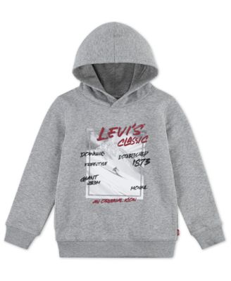 Levi's - Boys 2T-7 Black Diamond Pullover Hoodie