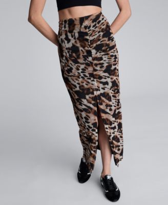 Kenneth Cole - Women's Pull-On Front Slit Midi Skirt