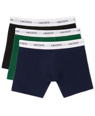 Lacoste - Men's 3pk. Regular-Fit Logo Boxer Briefs