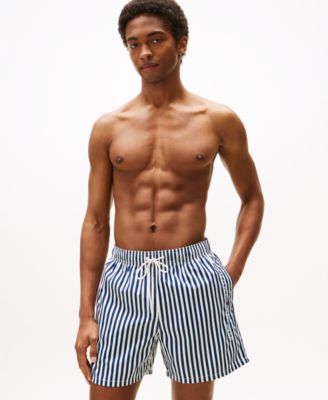 Tommy Hilfiger - Men's Ombr&eacute; Medium Length Drawstring 5" Swim Trunks