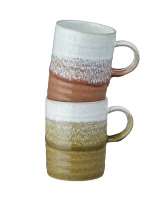 Kiln Accent Ridged Mugs, Set of 2 image