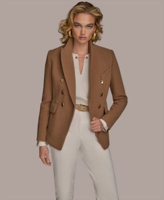 Donna Karan New York - Women's Double Breasted Buttoned Blazer