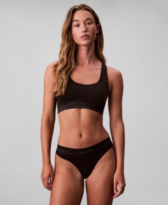 Calvin Klein - Women's Flexible Fit Full Coverage Racerback Bralette QF8547