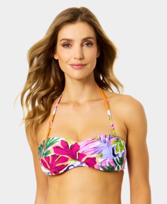 Anne Cole - Solid Twist-Front Bikini Top