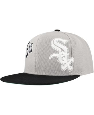 Mitchell & Ness - Men's Gray Chicago White Sox Knock Out Panel Snapback Hat