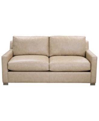 Furniture - Stacia 74" Leather Apartment Sofa