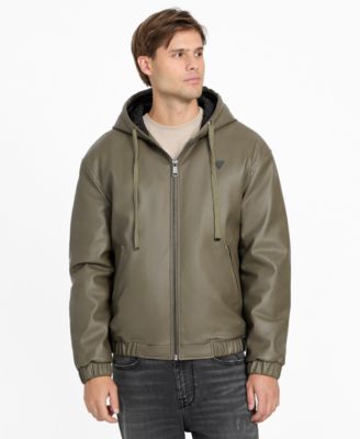 GUESS - Men's Hooded Full-Zip Jacket