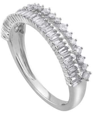 Macy's - Diamond Ring (1/2 ct. t.w.) in 14K White Gold