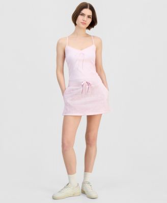 Rebel Veil - Juniors' Paisley-Print Drawstring Skort