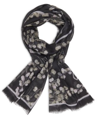 Calvin Klein - Oversized Border Blossom Scarf