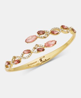 Givenchy - Multi-Stone Vine Bypass Bangle Bracelet