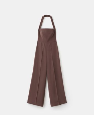 MANGO - Women's Halter Neck Jumpsuit