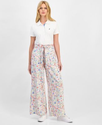 Nautica - Women's Pull-On Belagio Floral Pants